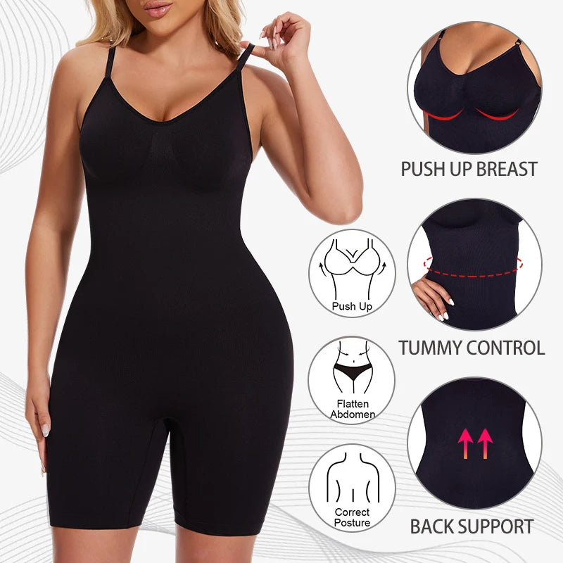 Sculpt Bodysuit Mid Thigh