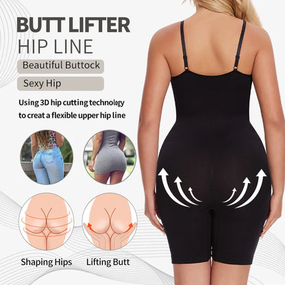 Sculpt Bodysuit Mid Thigh